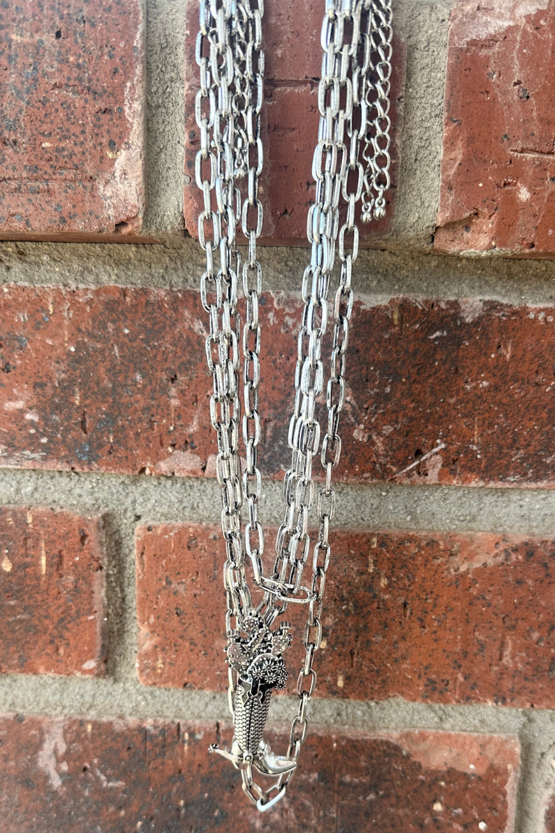 Head Over Boots Necklace