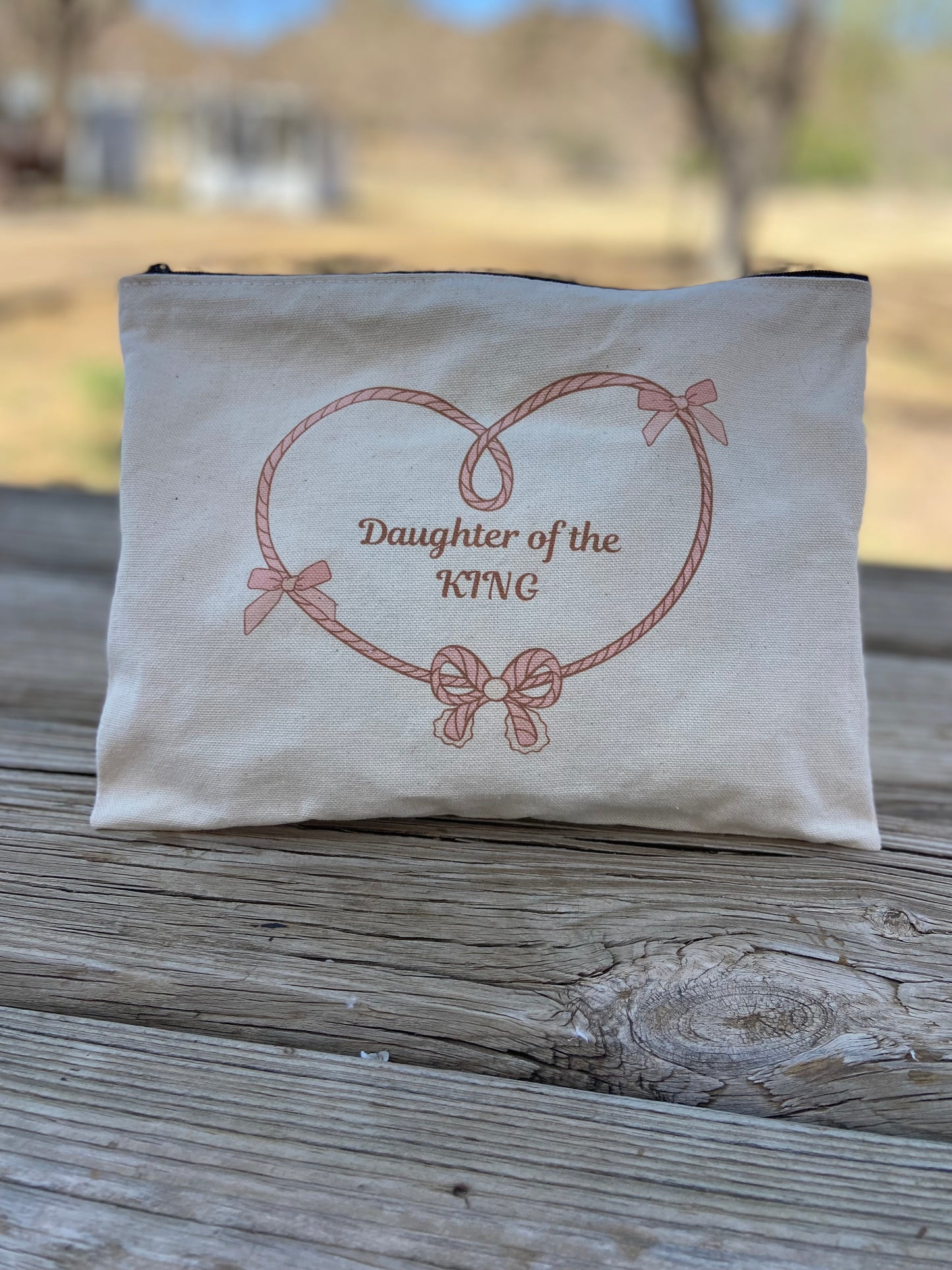 Canvas Cosmetic Bag - Daughter