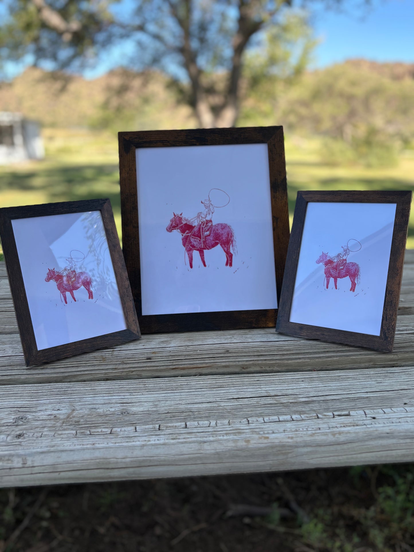 Pink Cowgirl 5x7
