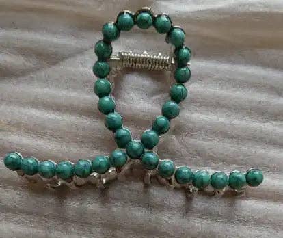 Small Turquoise Claw Clip