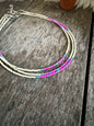 Beaded Choker/Seed Bead Choker/Small Choker/Neon Choker