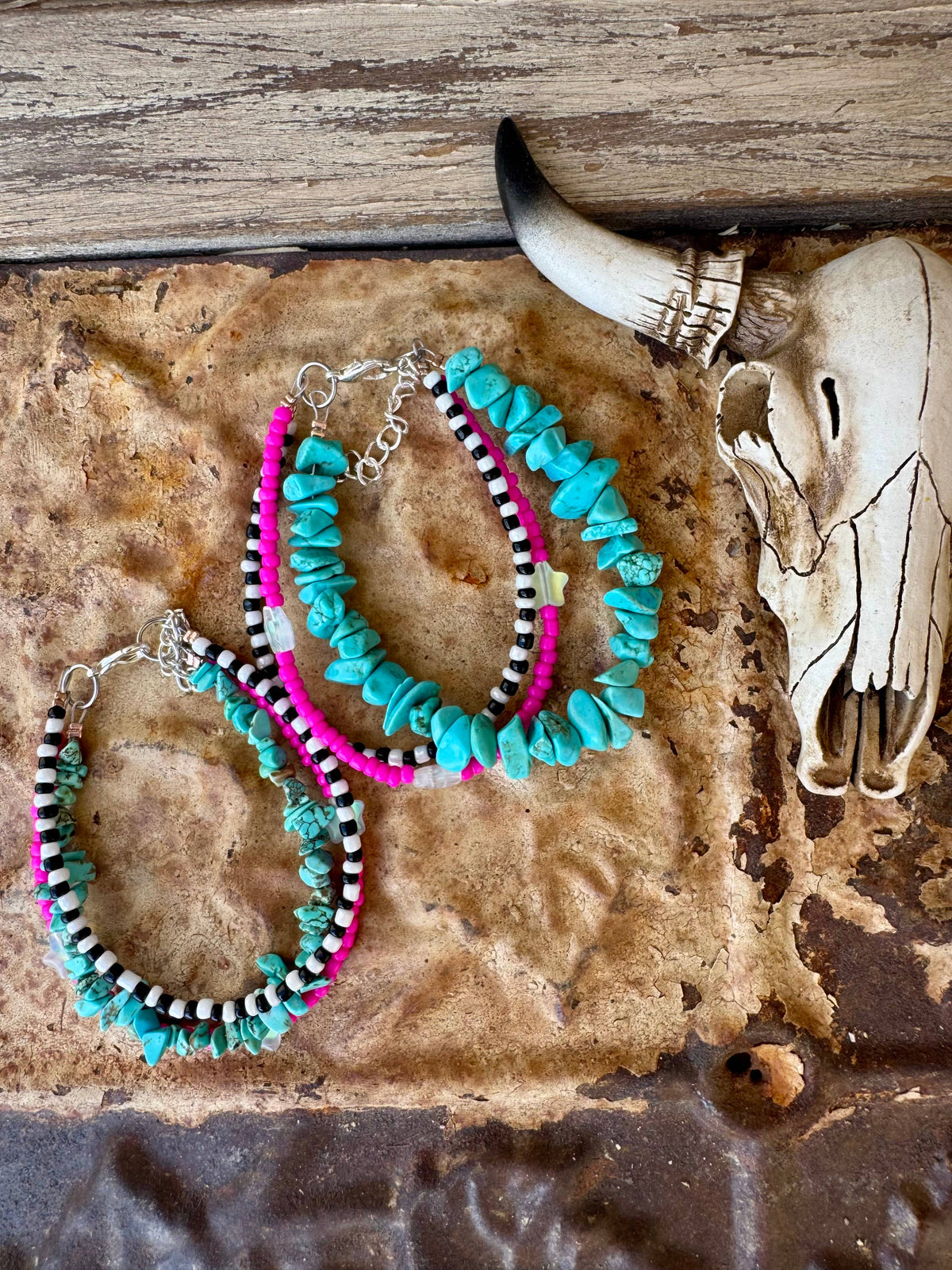 Beaded 3 Strand Bracelet