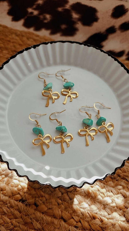 Cowgirls Wear Bows Too Dangles