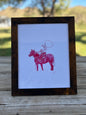 Pink Cowgirl 5x7