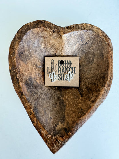 Cut Out Paved Stud Earrings