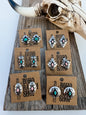 Aztec Post Earrings