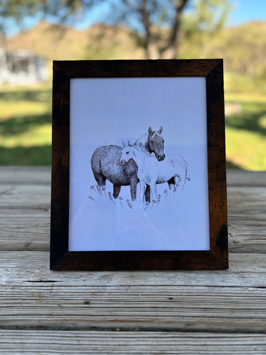 Mare & Foal 5x7