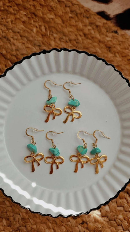 Cowgirls Wear Bows Too Dangles