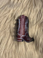 Red Cowboy Boot Claw Clip