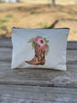 Canvas Cosmetic Bag - Boots