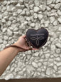 Heart Shaped Vintage Leather wristlet