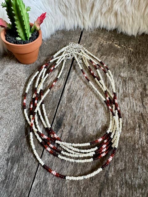 Seed Bead Choker/Western Choker/Small Choker/Beaded Choker