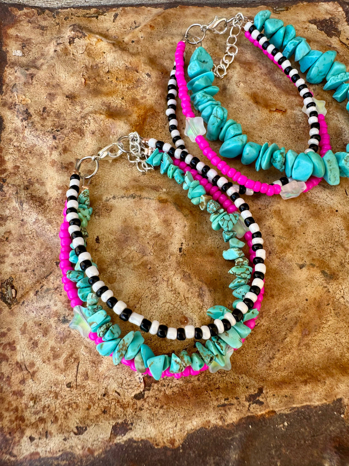 Beaded 3 Strand Bracelet