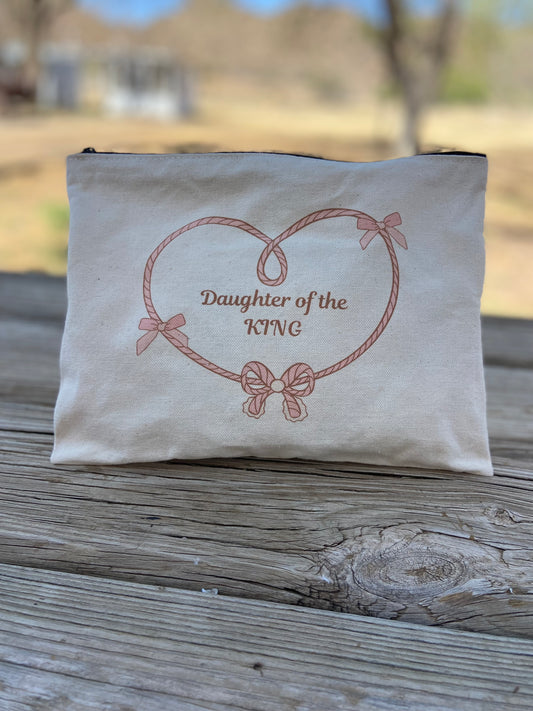Canvas Cosmetic Bag - Daughter