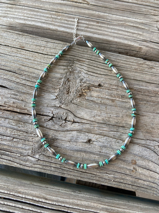 Turquoise Torpedo Necklace