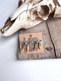 Coquette Bow Stone Stud Earrings