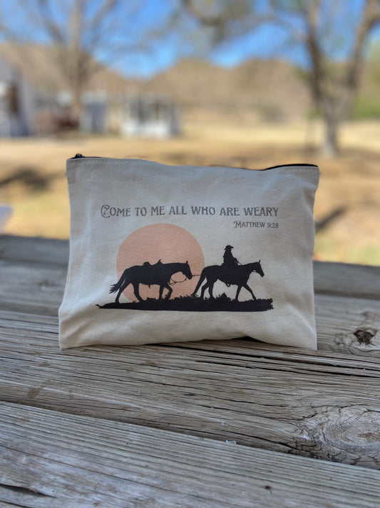 Canvas Cosmetic Bag - Weary