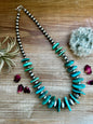 22 inch - NFR collection - sterling silver and turquoise