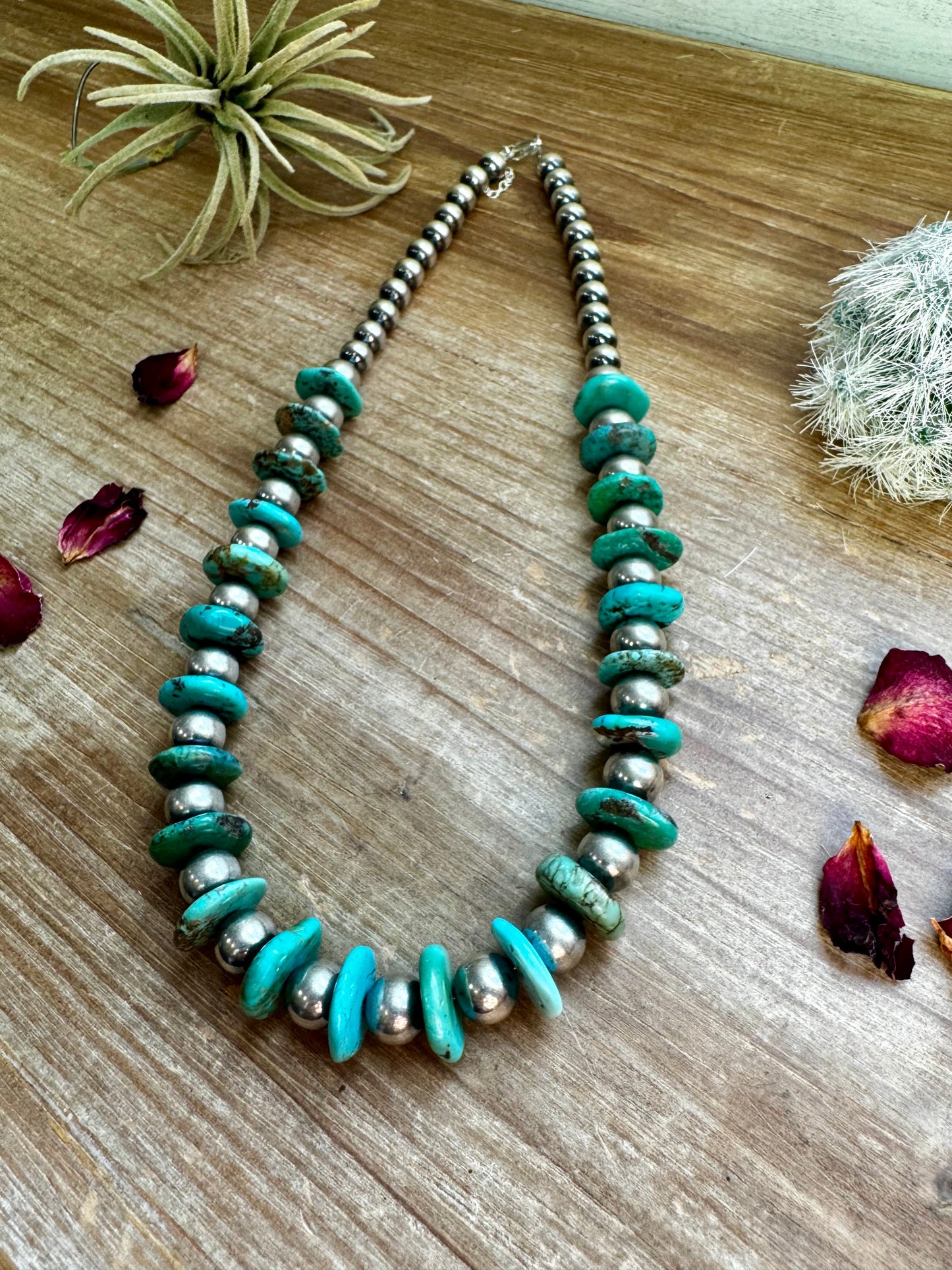 19 inch - NFR collection - sterling silver and turquoise