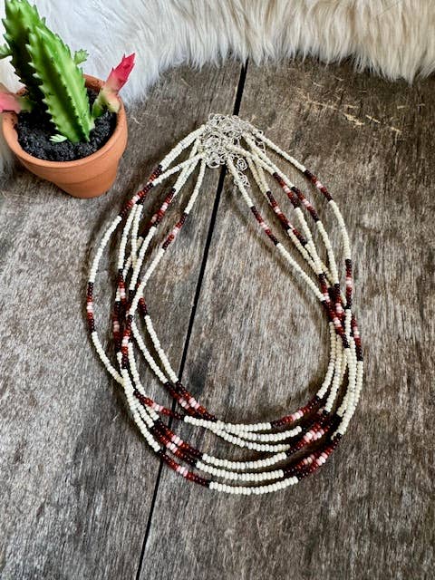 Seed Bead Choker/Western Choker/Small Choker/Beaded Choker