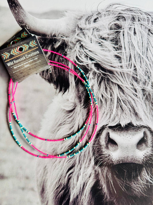 Beaded Neon Choker