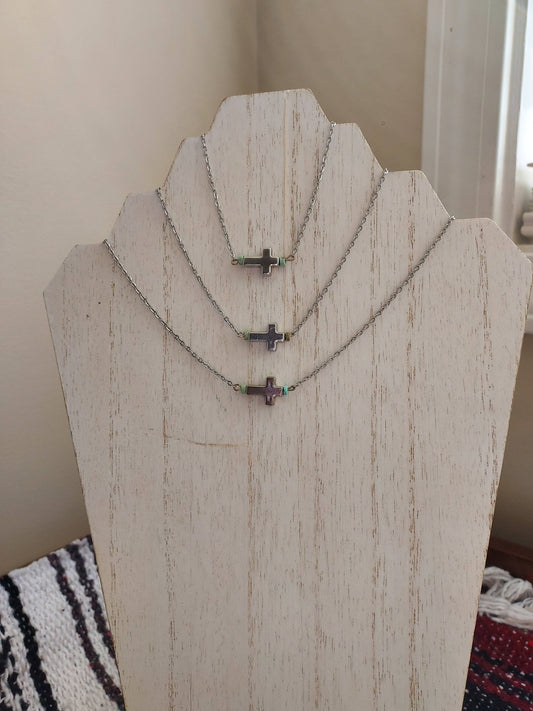 Dainty Cross Choker