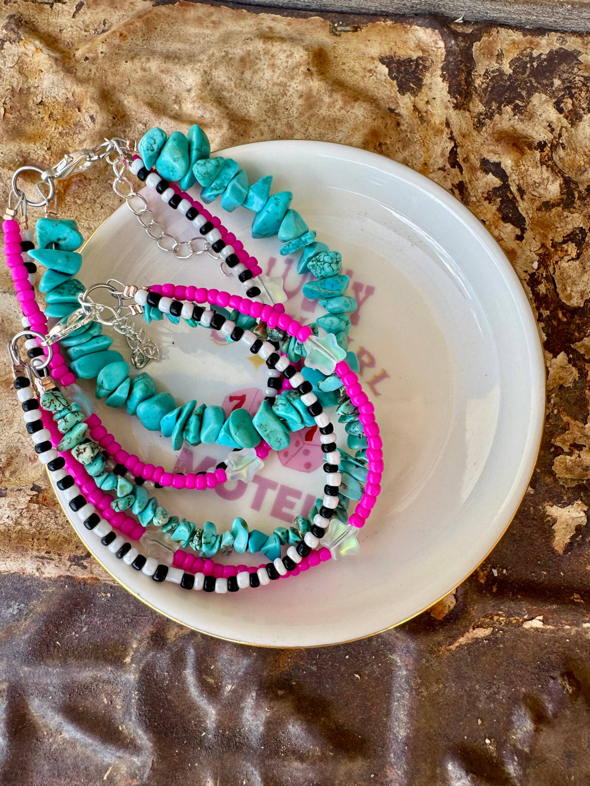 Beaded 3 Strand Bracelet