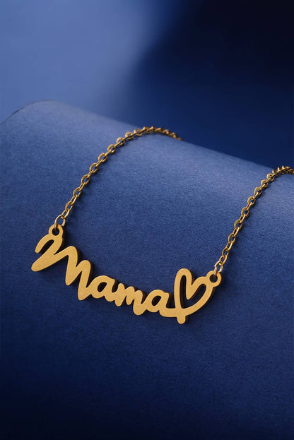 LDC Mama Heart Pendant Chain Necklace