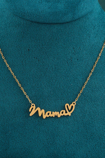 LDC Mama Heart Pendant Chain Necklace